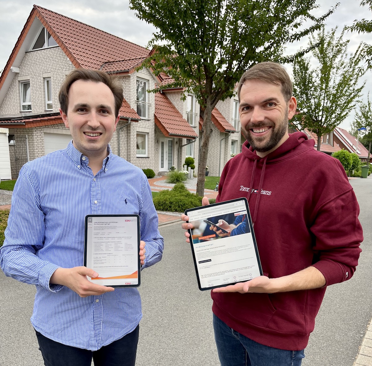 CDU spricht mit den Brgerinnen und Brgern